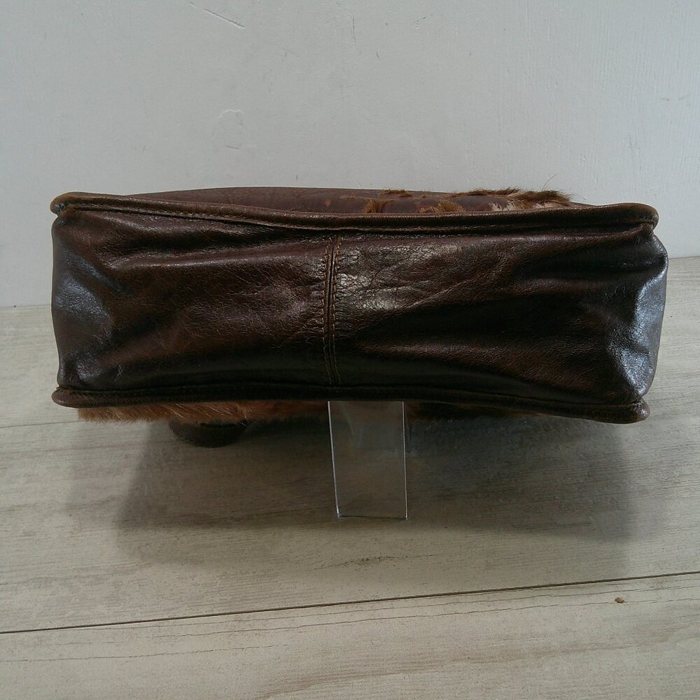 Roberta Gandolfi Handcrafted Italian luxury Leather "hair-on-hide Shoulder bag - Picture 7 of 10